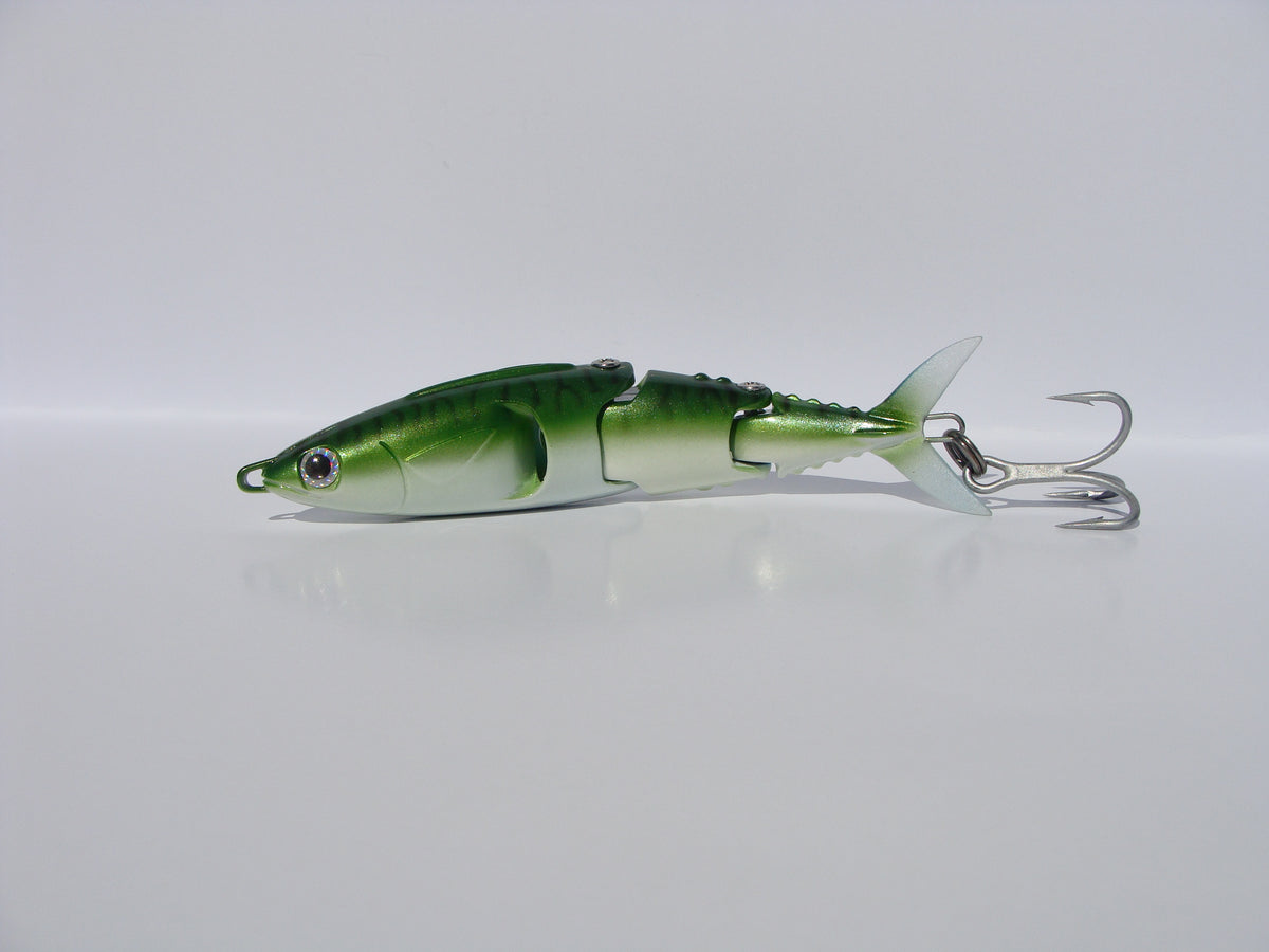 STS Jointed Swimbait Lure CANDY MACK Big Game Green Mackerel